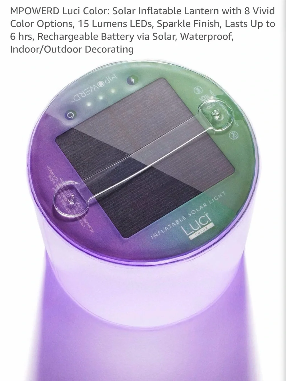 Inflatable Solar Lamp